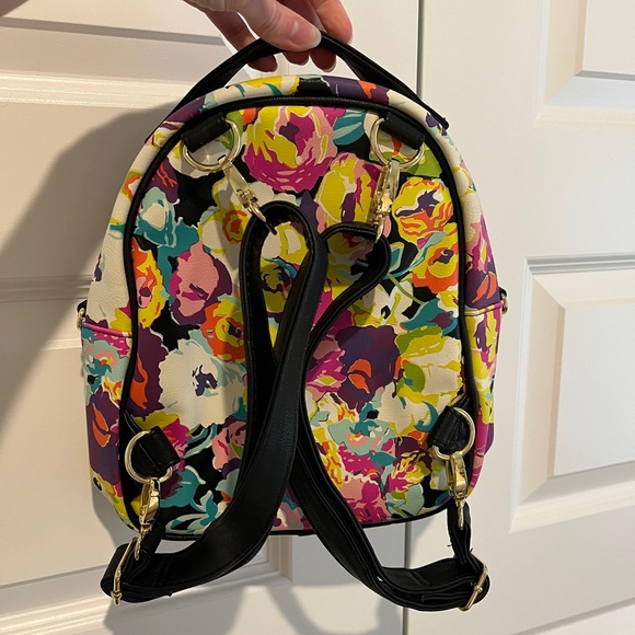 Betsey Johnson Floral Backpack - Picture 2 of 4